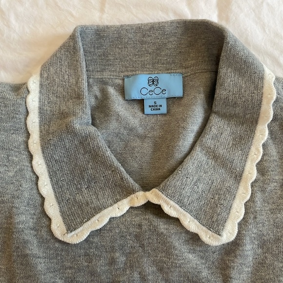 CeCe Collared Sweater - Picture 2 of 4